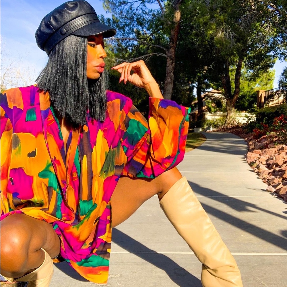 Oversized vintage blazer